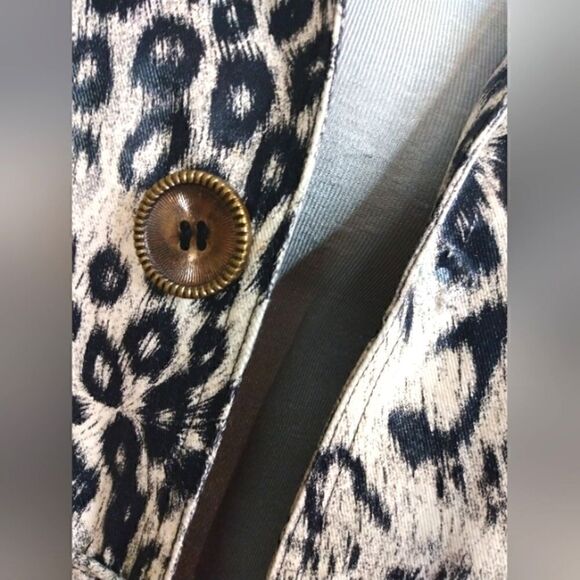 Red Coral Animal Print Faux Fur Jacket Coat Rain SZ xlarge - Picture 5 of 15
